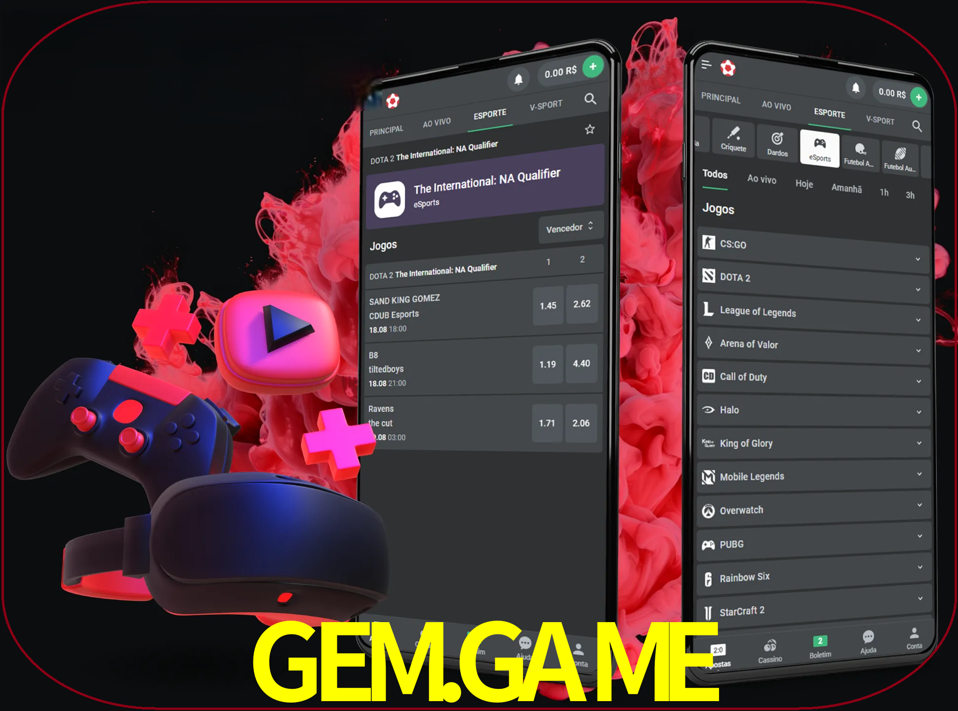 Para ter a aplicação móvel gem.game no seu smartphone, basta descarregar o ficheiro apk e seguir as instruções.