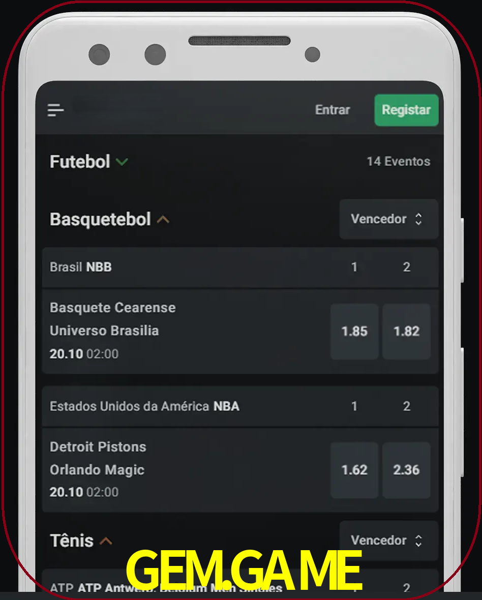 Aposte e assista aos esportes em formato ao vivo.