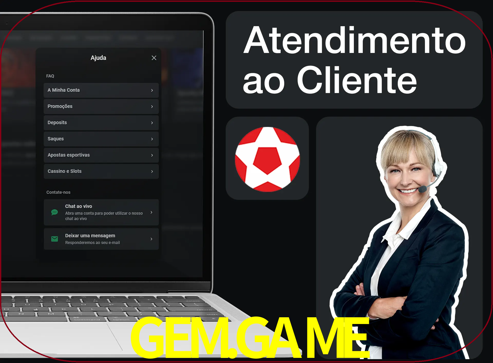 Você pode pedir nosso apoio para ajudar.