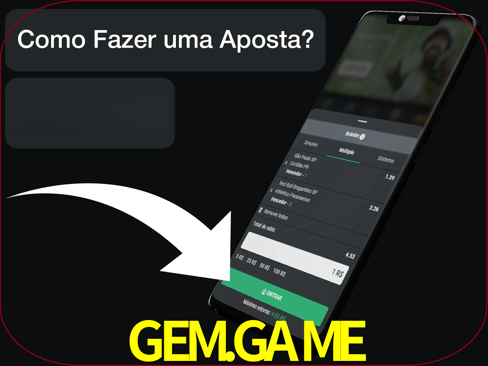 Preencha sua aposta e aguarde o resultado.