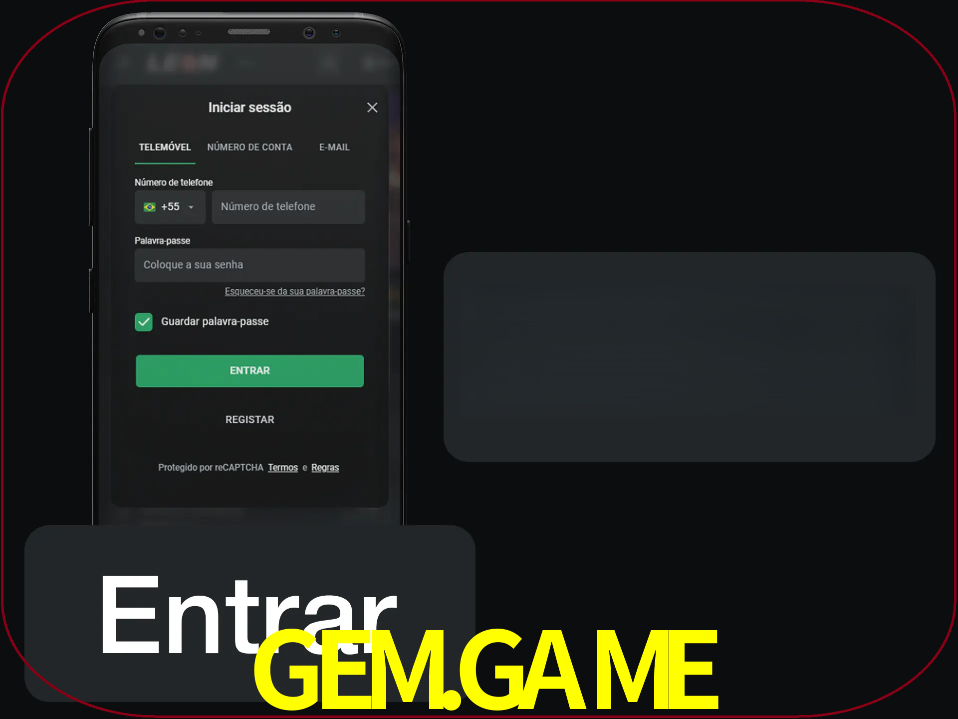 Faça o login para começar a apostar e jogar no cassino.