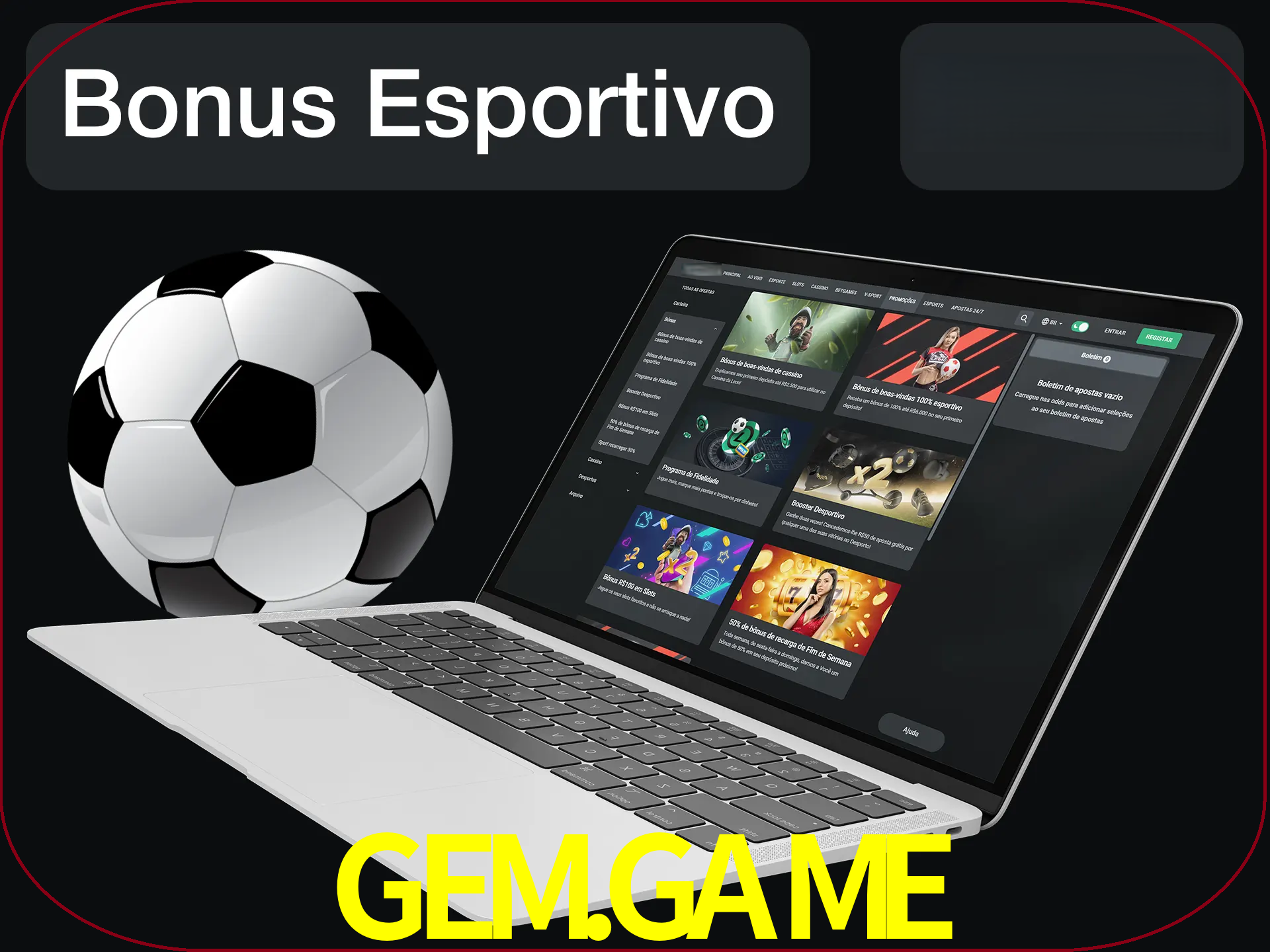 Antes de começar a apostar, use o bônus esportivo.